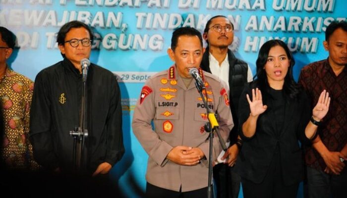 Kapolri: Aspirasi Harus Sampai, Tapi Tetap dalam Koridor Hukum