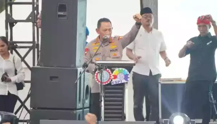 Kapolri Ajak Buruh Bersinergi Kuatkan Dukungan untuk Program Pemerintah