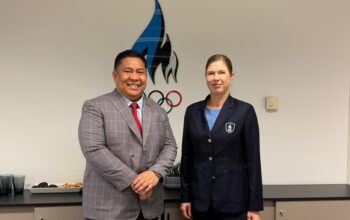 Petrus R. Golose Temui Presiden Estonia Olympic Committe Bahas Kerja Sama Tenis Meja