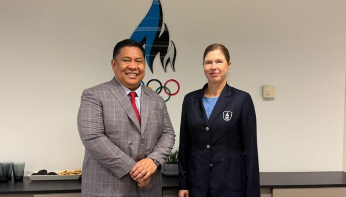 Petrus R. Golose Temui Presiden Estonia Olympic Committe Bahas Kerja Sama Tenis Meja