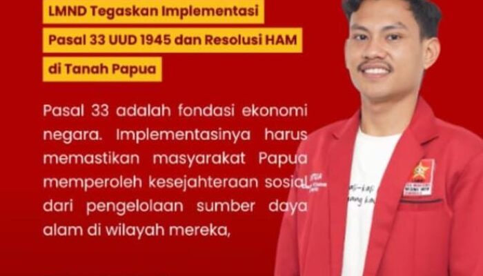 LMND DKI Dorong Partisipasi Masyarakat Adat dalam Dialog Papua