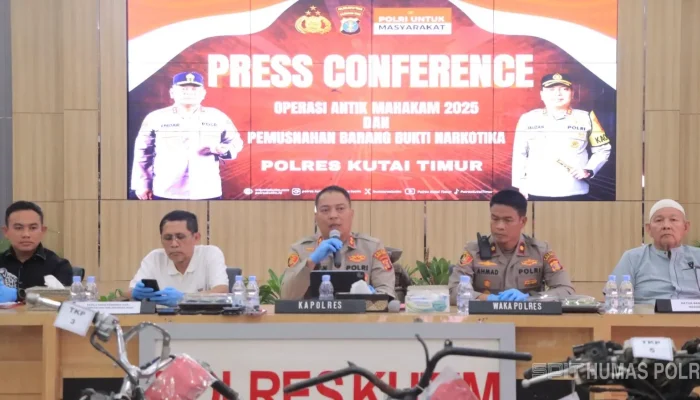 Polisi Amankan 29 Tersangka Kasus Narkoba di Kutai Timur