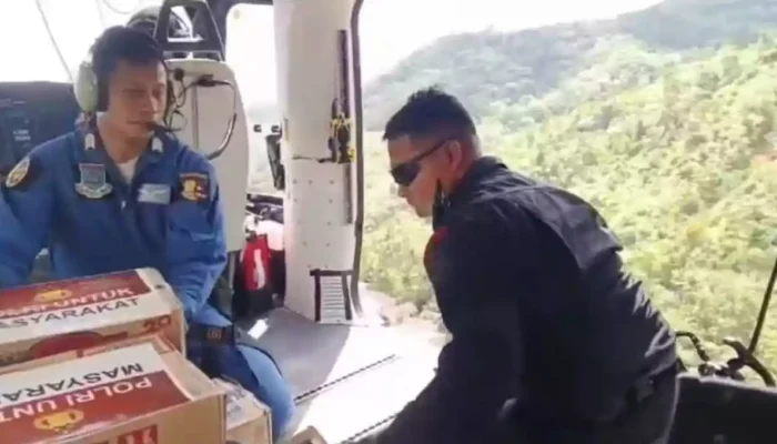 Airdrop Polri Terus Digencarkan hingga Semua Wilayah Terdampak Terlayani