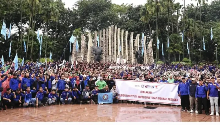 KSPSI, KSPI, KSBSI Nyatakan Dukungan Terbuka: Polri Harus di Bawah 6