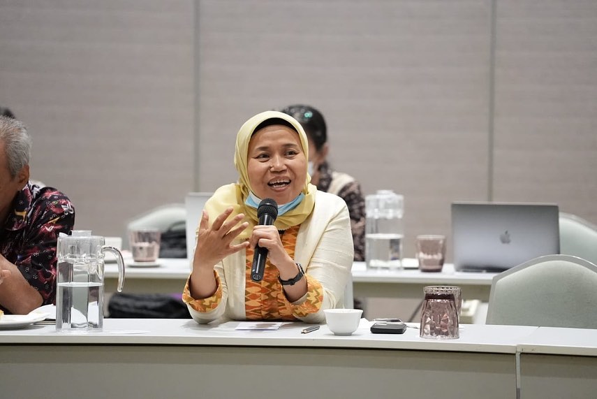 Tri Mumpuni Saat Rapat Gugus Tugas Nasional Revolusi Mental